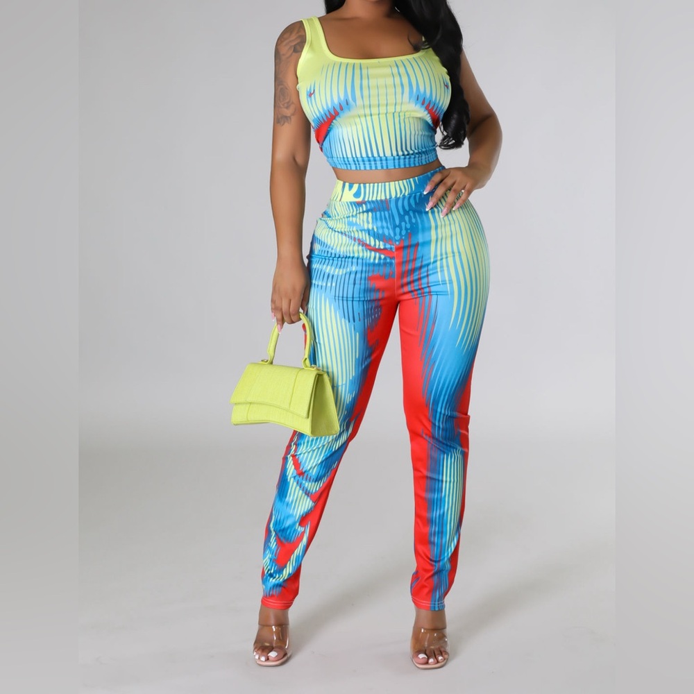 Vibrant Multicolor Women's Pants